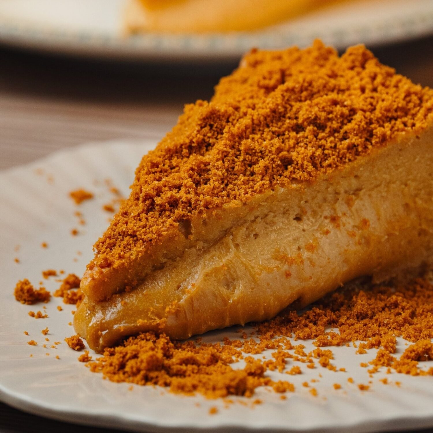 Tarta vasca de Lotus Biscoff de La Vasquita